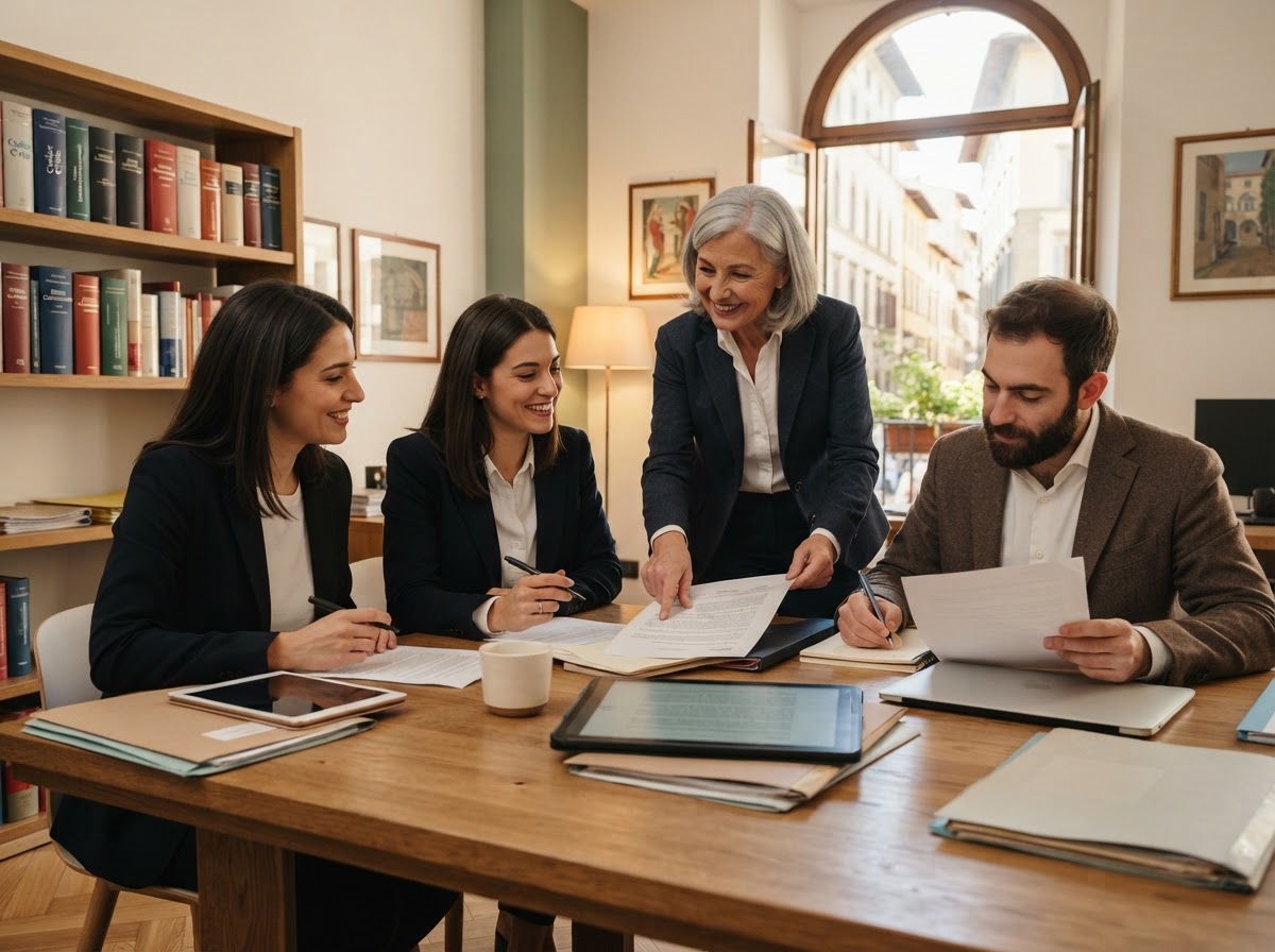 Concordia Studio Legale - team al lavoro sulla metodologia di analisi del rischio